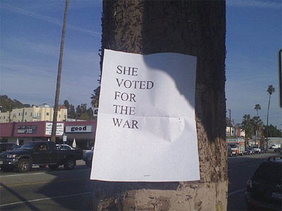She Voted For The War